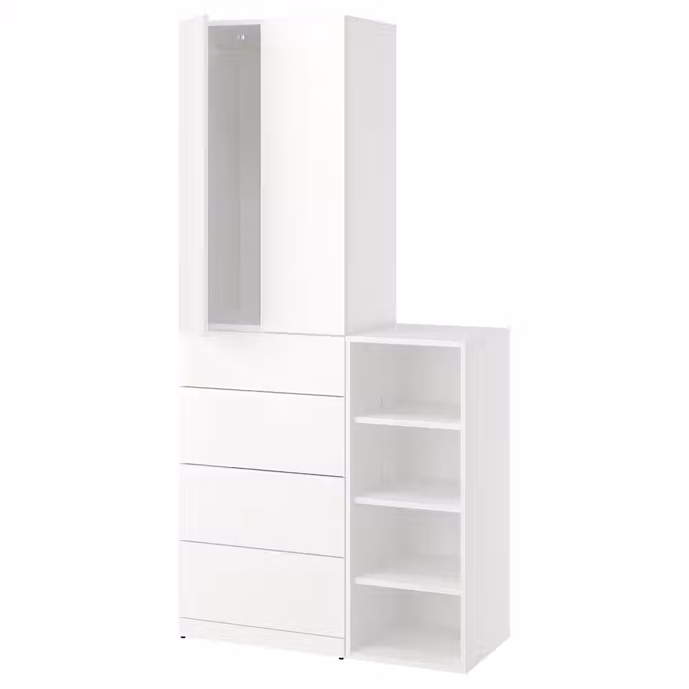 LASTARE ЛАСТАРЕ Комбинация д/хранения - белый 100x42x200 см - фото 1