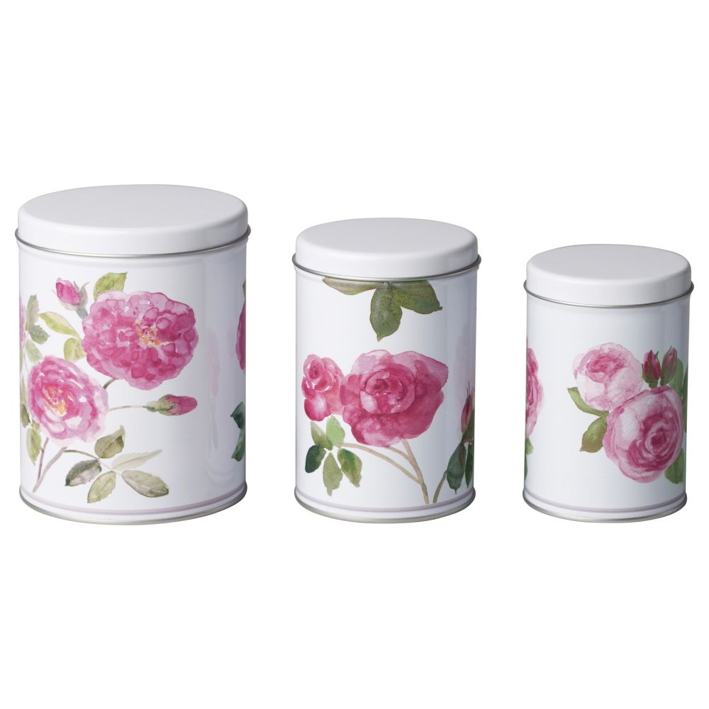 Набор емкостей, 3 штуки ТРИП, роза - фото 1