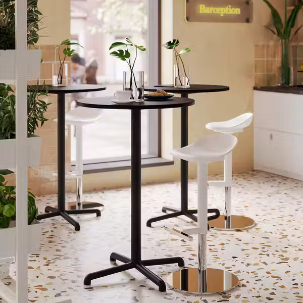 STENSELE Барный стол - антрацит/антрацит 70 см - фото 2