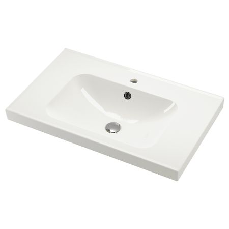 Раковина, белый, 82x49 см IKEA ORRSJÖN 905.450.73