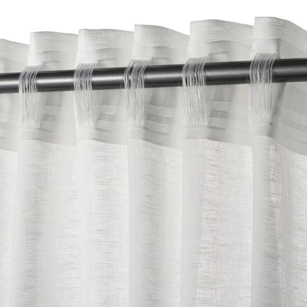 Гардины, 2 шт., белый 145x300 см IKEA LENAKARIN ЛЕНАКАРИН 204.938.31 - фото 5
