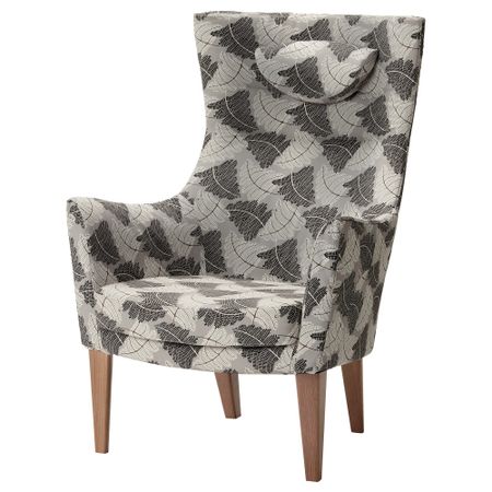 Кресло c высокой спинкой СТОКГОЛЬМ, Моста серый