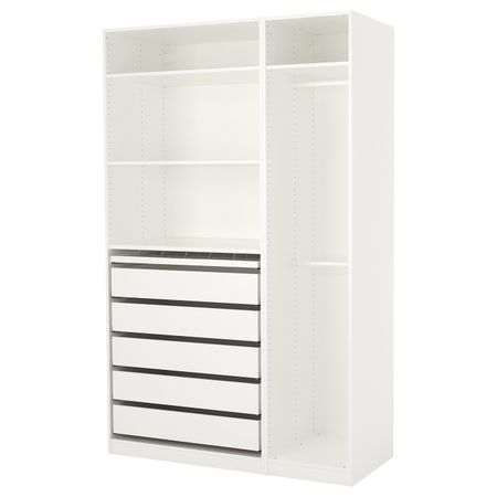 Гардероб, белый 150x58x236 см IKEA PAX ПАКС 092.278.72
