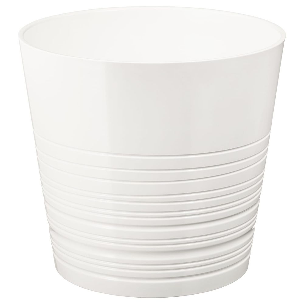 Кашпо, белый 32 см IKEA MUSKOT МУСКОТ 503.781.94 - фото 1