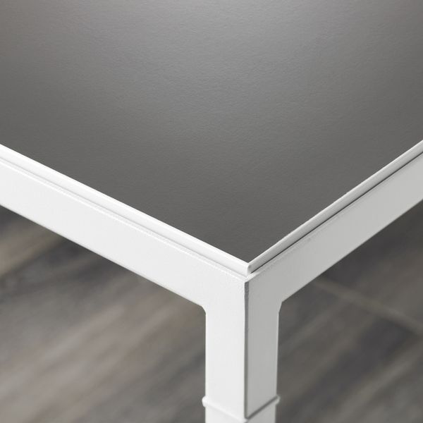 Журнальный стол/2-сторон столешница, белый/серый, 75x60x50 см IKEA НИБОДА 403.479.33 - фото 5