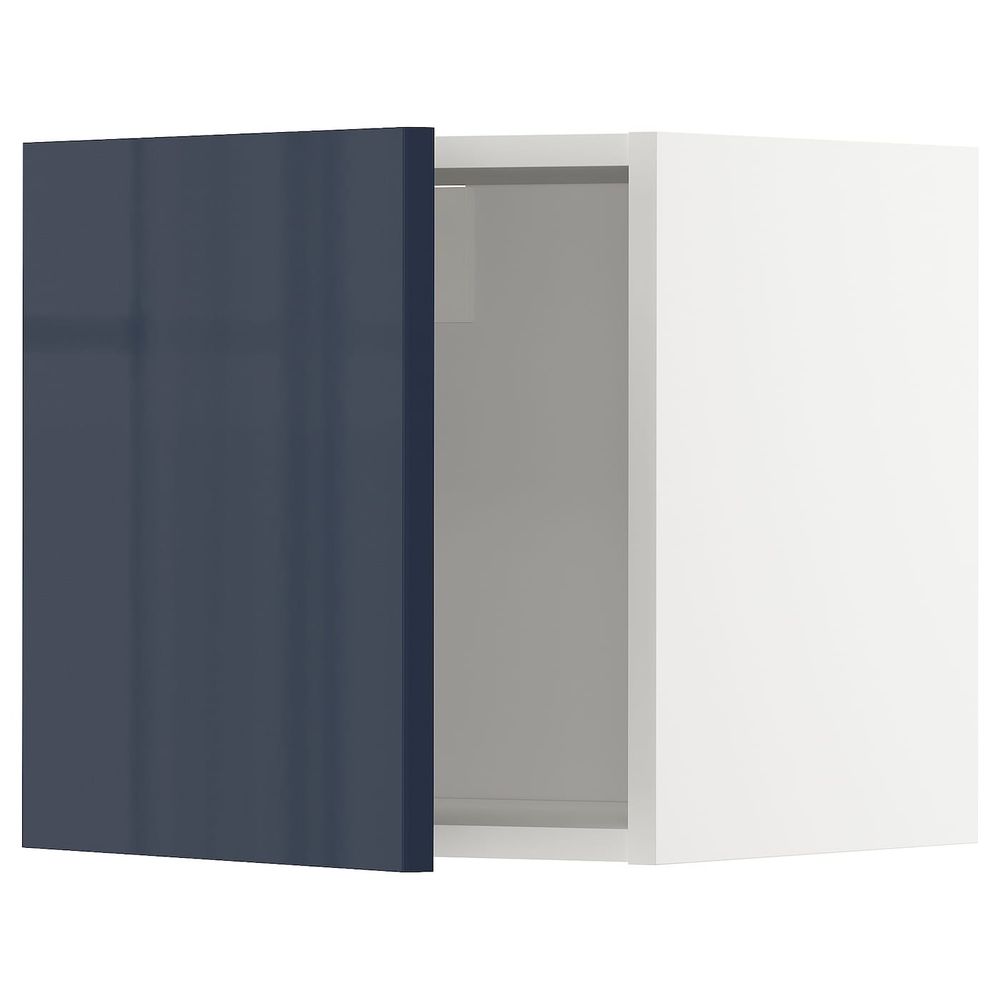 Шкаф навесной, белый/Ерста черно-синий 40x40 см IKEA METOD МЕТОД 092.755.56 - схема-чертеж с размерами