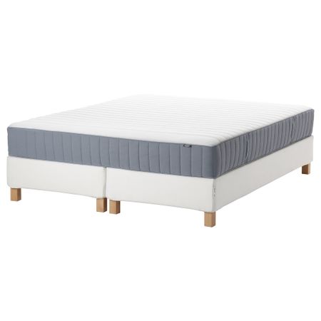 Тахта, 180x200 см, белый, жесткий голубой IKEA ESPEVÄR, VALEVÅG 493.896.07