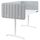 Стол с экраном, белый, серый 160x80 48 см IKEA BEKANT БЕКАНТ 293.873.84