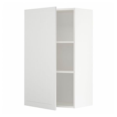 Навесной шкаф с полками, белый/Стенсунд белый 60x100 см IKEA METOD МЕТОД 694.097.65