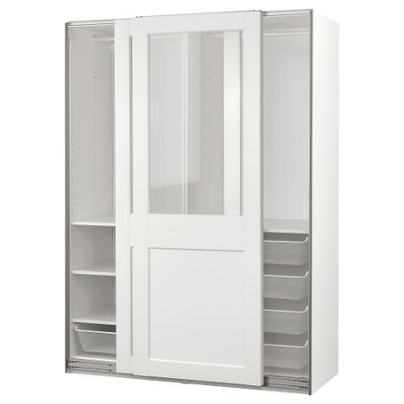 Гардероб с раздвижными дверьми IKEA PAX ПАКС, GRIMO ГРИМО 395.022.70