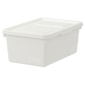 SOCKERBIT Контейнер с крышкой - белый 38x25x15 см