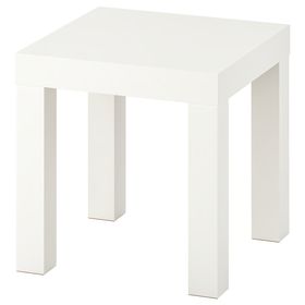 LACK Придиванный столик - белый 35x35 см