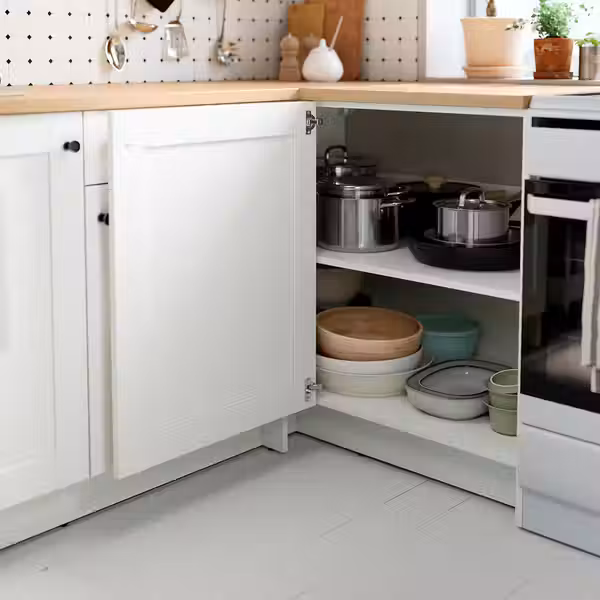 KNOXHULT Угловая кухня - белый каркас - фото 3