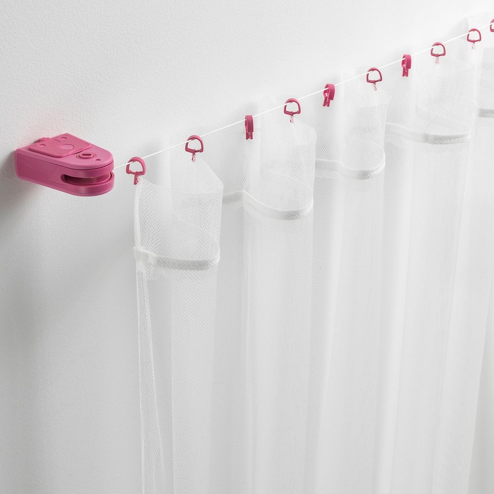 Гардинная струна, розовый 200 см IKEA ФОРСИНТ 304.528.92 - фото 1