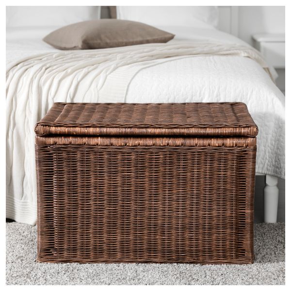 Ящик для хранения ГАББИГ, темно-коричневый (71x45x48 см) - фото 3