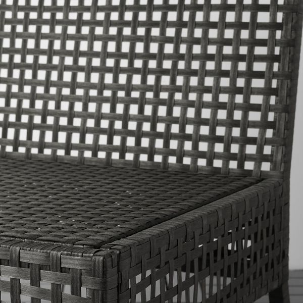 1-местная секция, садовая, черно-коричневый IKEA KUNGSHOLMEN КУНГСХОЛЬМЕН 603.761.23 - фото 2