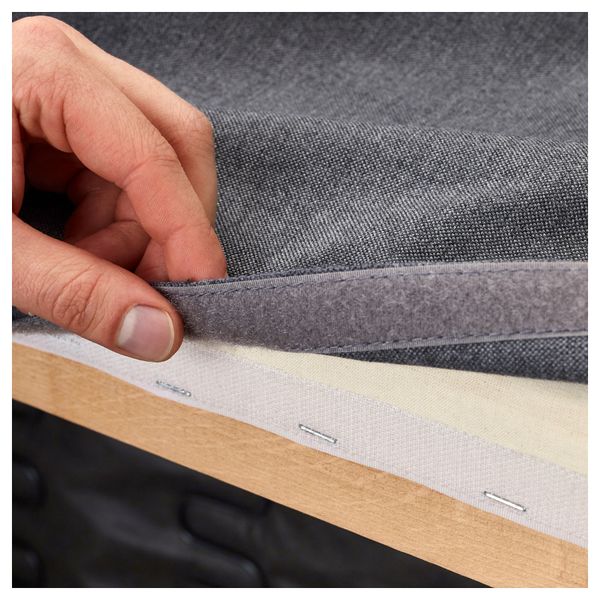 Диван 2-местный КЛИППАН, Висле серый - схема-чертеж с размерами