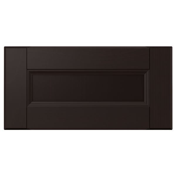 Фронтальная панель ящика ЛАКСАРБИ, черно-коричневый - схема-чертеж с размерами