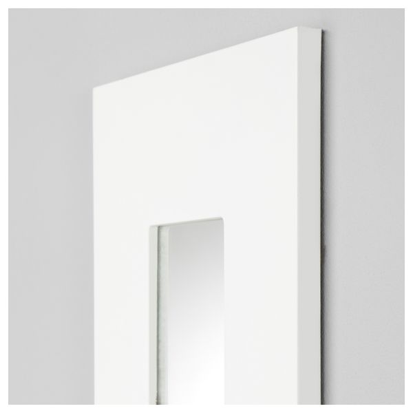 Зеркало МАЛЬМА, белый (26x26 см) - схема-чертеж с размерами