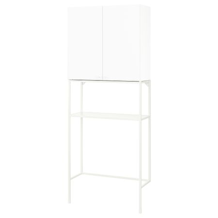 Комбинация для хранения, белый, 80x32x204 см IKEA BEGIVENHET БЕГИВЕНХЕТ 494.774.30