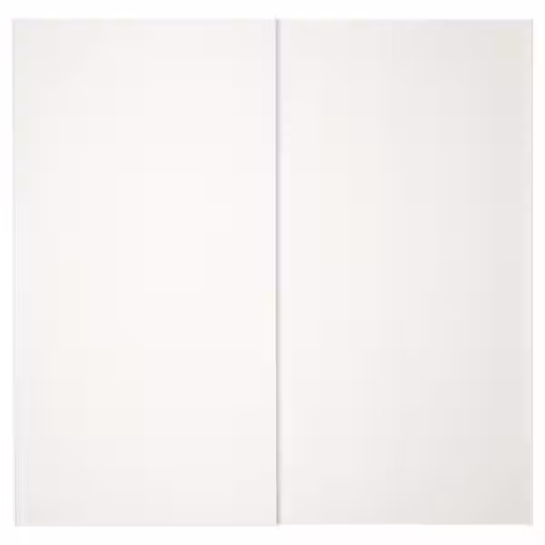 HASVIK Пара раздвижных дверей - белый 200x201 см - фото 1
