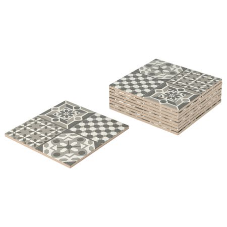 Плитка для улицы, 0.81 м², серый-белый IKEA MÄLLSTEN МЭЛЛЬСТЕН 004.453.32