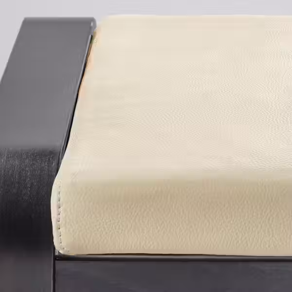 POÄNG Табурет для ног - черно-коричневый/Glose белый с оттенком - фото 4