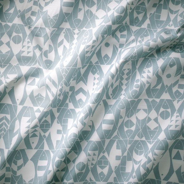 Ткань, голубой/естественный 150 см IKEA LOTTALI ЛОТТАЛИ 304.901.20 - схема-чертеж с размерами