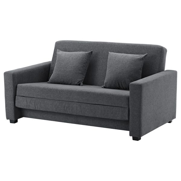 Диван-кровать 2-местная БИГДЕО, Стина серый - фото 1