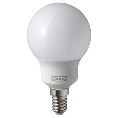 Светодиод E14 600 лм, шарообразный молочный 4000 K IKEA RYET РИЭТ 804.562.46