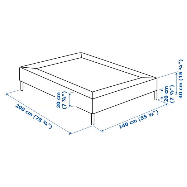 IKEA, дополнительный ракурс - схема-чертеж с размерами