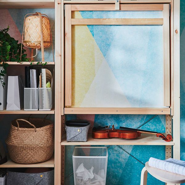 3 секции для хранения + складной столик, сосна 259x30x179 см IKEA IVAR ИВАР 293.958.12 - фото 5