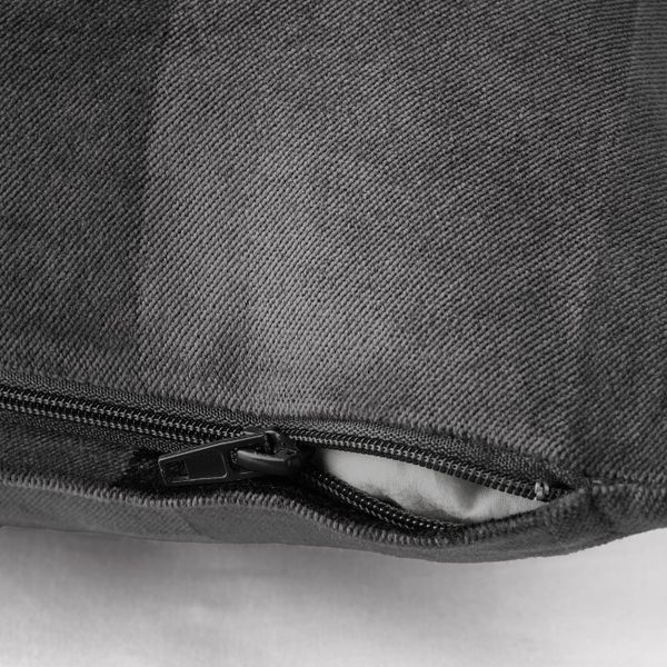 Чехол на подушку, серый 50x50 см IKEA PIPRANKA ПИПРЭНКА 204.927.37 - фото 2