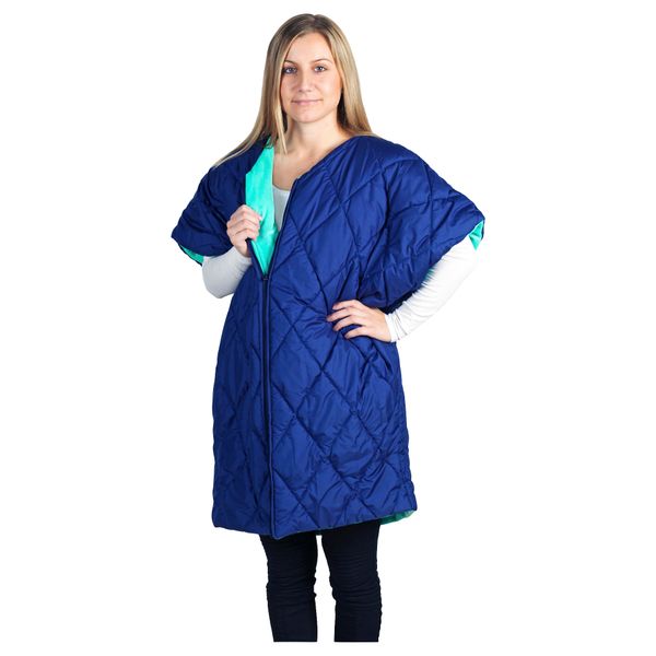 Плед с молнией ИКЕА ПС 2017, темно-синий - фото 2