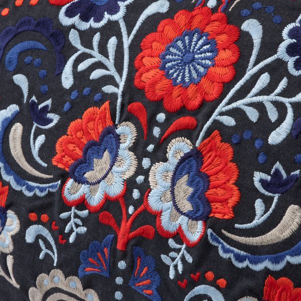 Подушка, темно-серый/разноцветный 40x65 см IKEA SKOGSKORN 904.508.14 - фото 2