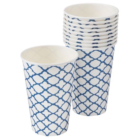 Одноразовые стаканчики СОММАР 2016, белый, синий (35 сл)
