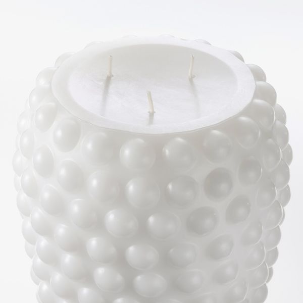 Неароматическая свеча формовая, 3 фитиля, белый 19 см IKEA FRAMBRINGA ФРАМБРИНГА 304.881.79 - схема-чертеж с размерами