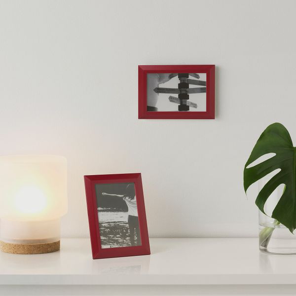 Рама, красный 13x18 см IKEA TJÄLLMO ТЭЛЛМО 904.876.00 - фото 2