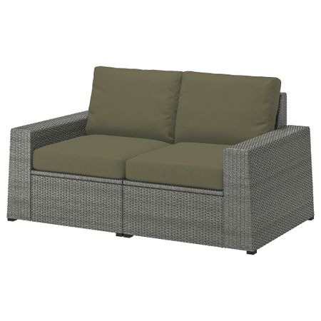 2-местный модульный диван, садовый, 161x82x88 cm IKEA SOLLERÖN СОЛЛЕРОН 694.137.10