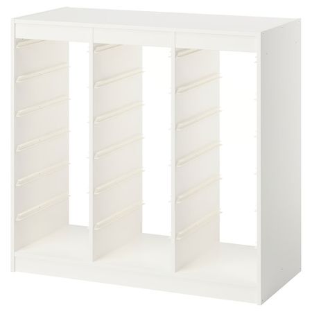 TROFAST Каркас - белый/ширма 99x44x94 см