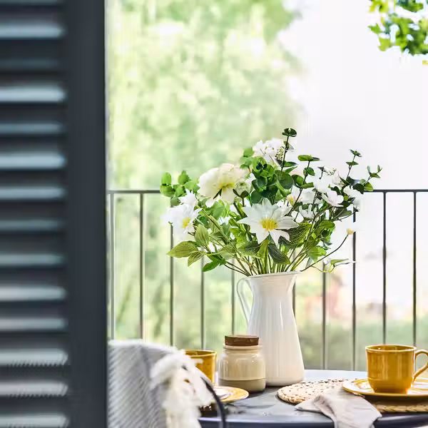 SMYCKA Искусственный букет - д/дома/улицы/белый 60 см - фото 3