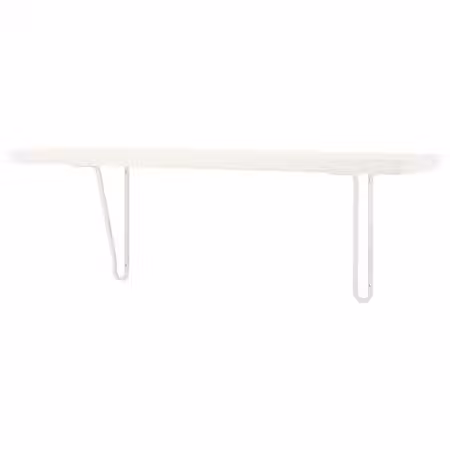 BERGSHULT / FÖRLÄGGARE Полка навесная - белый/белый 80x20 см