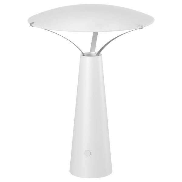 Лампа настольная, с батарейным питанием, белый, 30 см IKEA SOLVINDEN 105.939.68 - фото 1