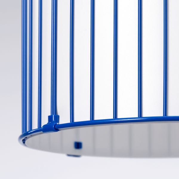 Подвесной светильник, синий, 48 см IKEA SOLVINDEN 405.936.84 - фото 2