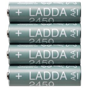 LADDA Аккумуляторная батарейка - HR06 AA 1,2 В 2450 мА•ч