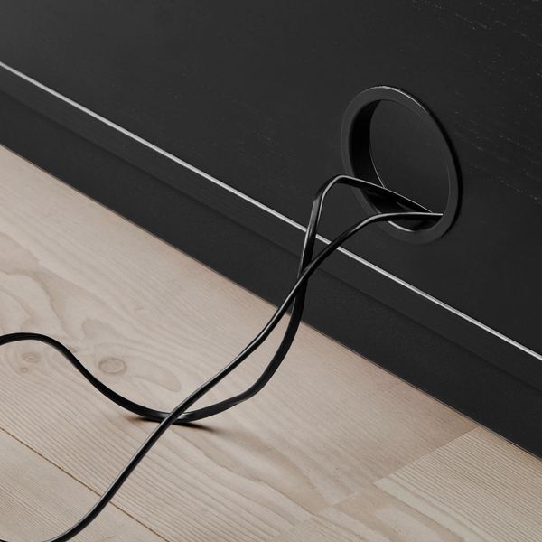 Комбинация для хранения, ясеневый шпон, черная морилка 320x120 см IKEA ГАЛАНТ 192.857.86 - фото 6