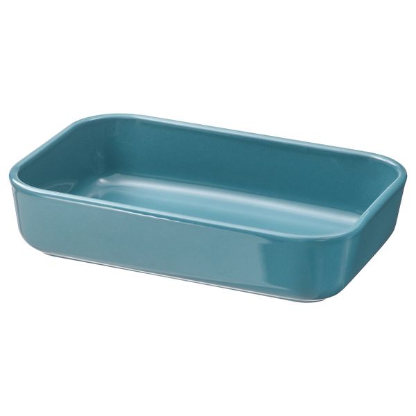 Форма-блюдо для духовки, синий 23x15 см IKEA ЛИККАД 803.731.47 - фото 1
