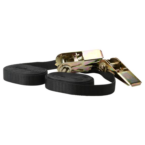 Упаковочный ремень с пряжкой ФРАКТА, черный (5 м) - схема-чертеж с размерами