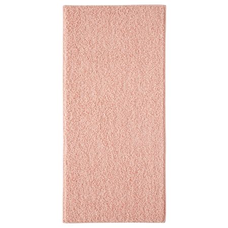 Ковер, длинный ворс АЛЛЕРСЛЕВ, светло-розовый (57x120 см)