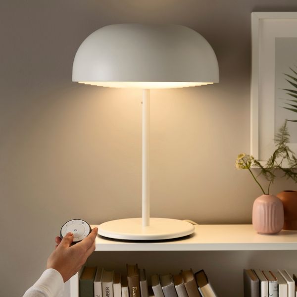 Комплект с пультом для/у, белый спектр E27 IKEA TRÅDFRI ТРОДФРИ 704.065.39 - схема-чертеж с размерами